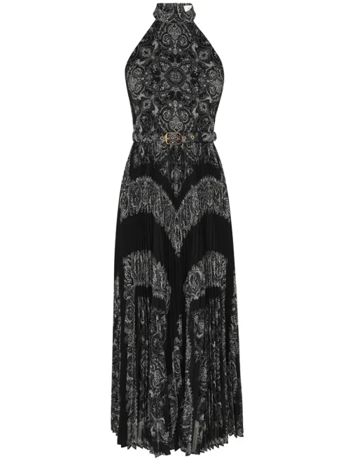 Sunray Halter Picnic Dress