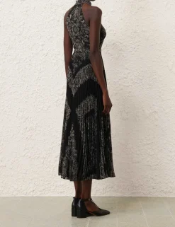 Sunray Halter Picnic Dress