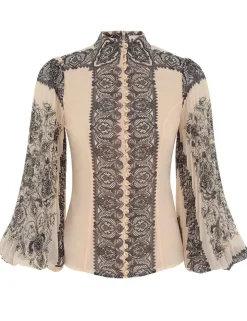 Sunray Pleated Blouse