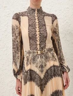 Sunray Pleated Blouse