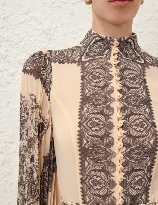 Sunray Pleated Blouse