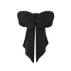 Tallow Drape Bow Bikini Top