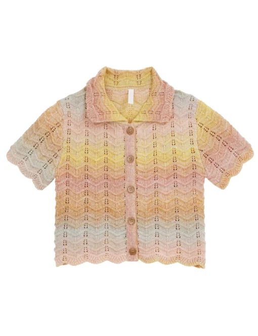 Tallow Kids Chevron Knit Top