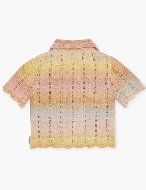 Tallow Kids Chevron Knit Top