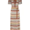Tallow Metallic Stripe Dress