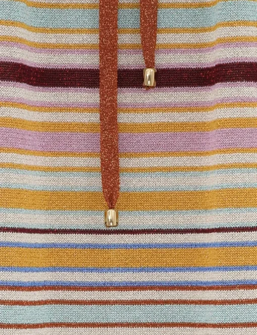Tallow Metallic Stripe Dress