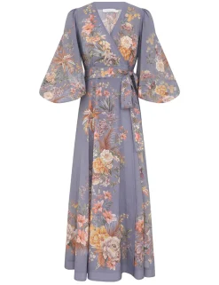 Tallow Wrap Midi Dress