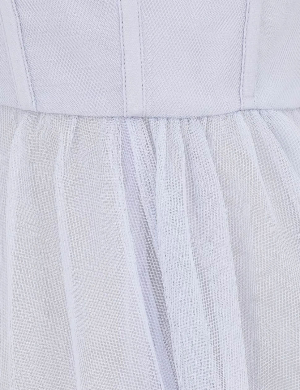 Tulle Corset Midi Dress