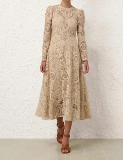 Waverly Lace Midi Dress