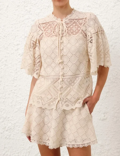 Wylie Crochet Blouse