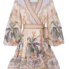 Wylie Mini Wrap Frill Dress