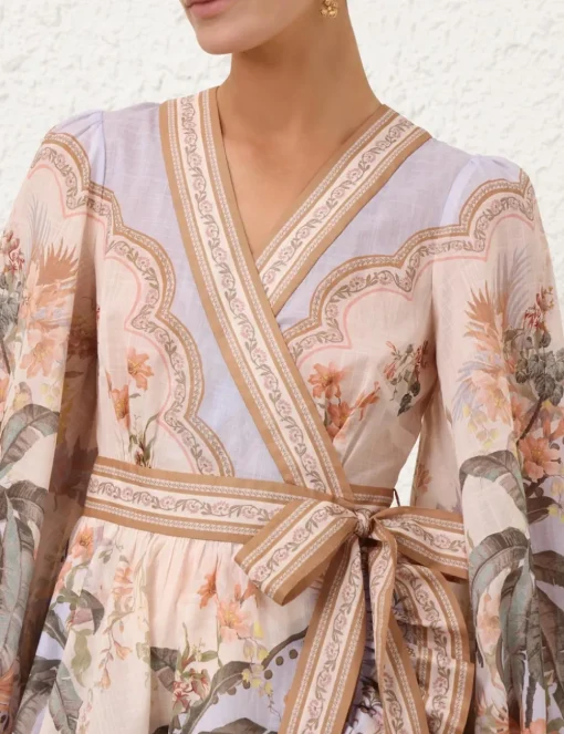 Wylie Mini Wrap Frill Dress