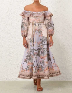 Wylie Off-Shoulder Midi Dress