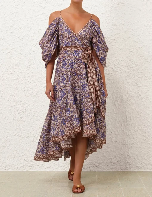 Wylie Wrap Midi Dress